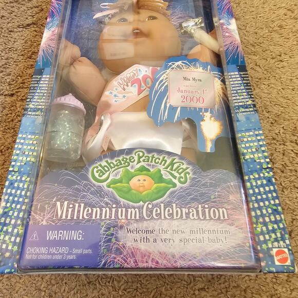 Cabbage Patch Kids Millennium Celebration Doll Happy 2000 Vtg Y2K Mia Myra NIB - Picture 2 of 7